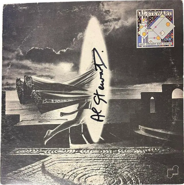 Main image of Al Stewart signed 1973 Janus Records Past,Present And Future Album Cover/LP/Vinyl/Record- Beckett Review