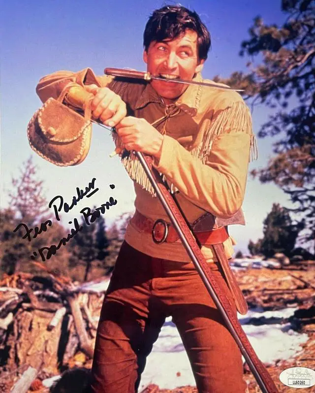 Main image of Fess Parker signed Vintage Color 8x10 Photo Daniel Boone- JSA #LL60260
