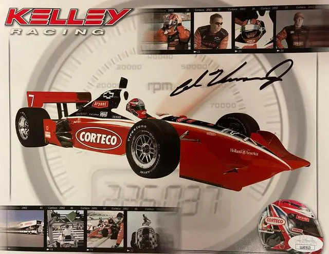 Main image of Al Unser, Jr. signed Kelley Racing Indy Car 8x10 Photo- JSA #LL60513