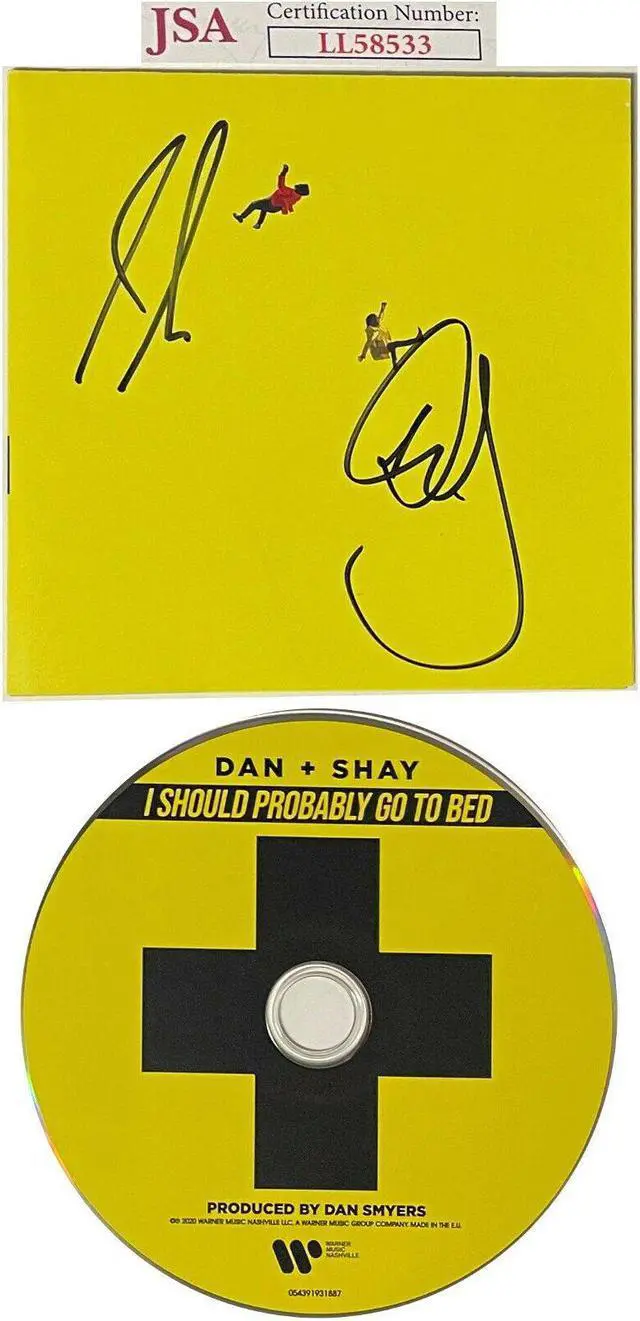 Main image of Dan + Shay Duo signed 2020 “I Should Probably Go To Bed” Album Cover Booklet w/ CD & Case- JSA #LL58533