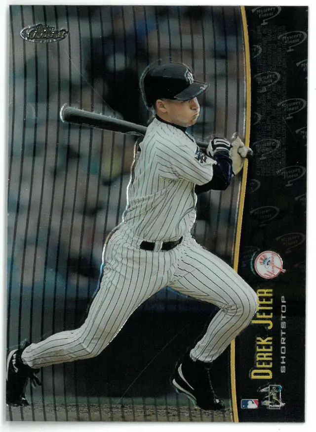 Main image of Derek Jeter/Jose Cruz Jr. 1998 Topps Finest Mystery Refractor Card #M15-R (Yankees/Blue Jays)
