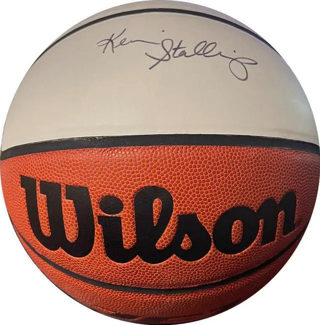 Main image of Kevin Stallings signed Wilson Jet NCAA WP Basketball (Vanderbilt/Pittsburgh/Illinois State)