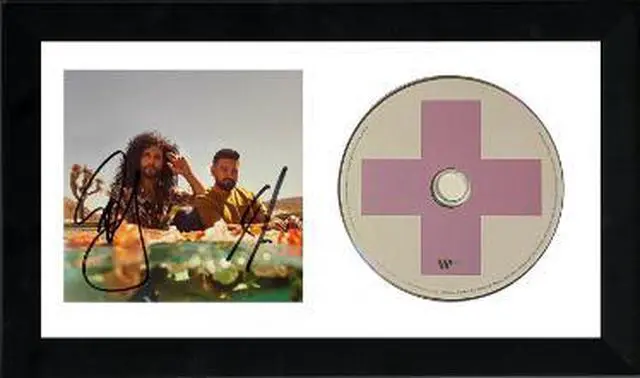 Main image of Dan + Shay Duo signed 2021 Good Things Album Cover Booklet w/ CD w/ 6.5x12 Custom Framing