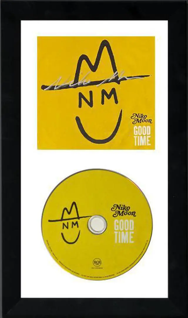Main image of Niko Moon signed 2020 GOOD TIME Album Cover Booklet w/ CD 6.5x12 Custom Framing COA (No Sad Songs)