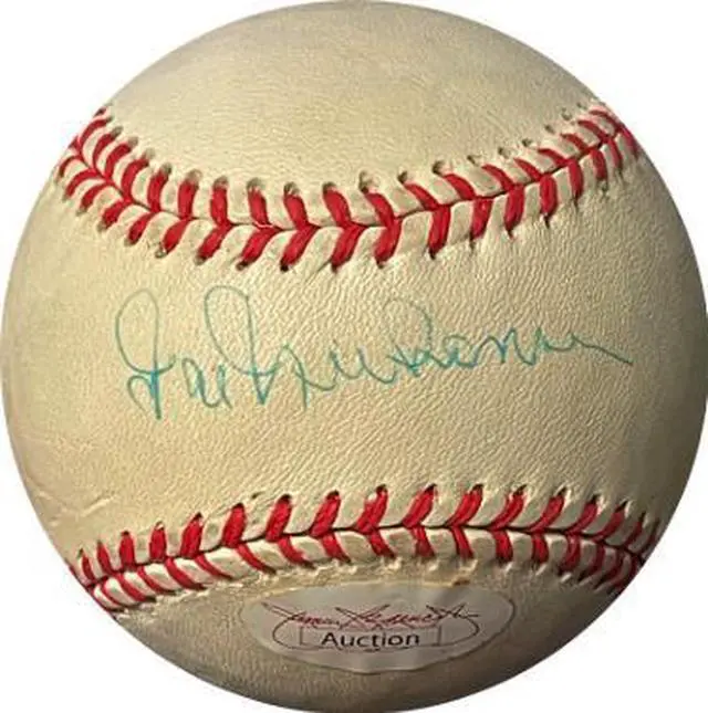 Main image of Hal Newhouser signed ROAL Rawlings Official American League Baseball slight fade/tone- JSA Auction Authentication-Tigers/Indians