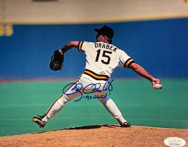 Main image of Doug Drabek signed Pittsburgh Pirates 8x10 Photo '90 NL CY'- JSA Witnessed