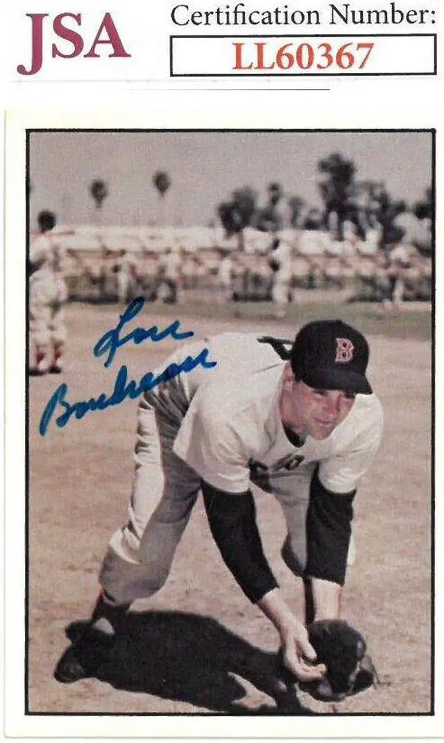 Main image of Lou Boudreau signed 1979 TCMA Baseball Card #287- JSA #LL60367 (Boston Red Sox/On Card Auto)