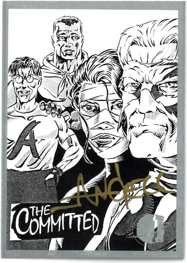 Main image of Chuck Angell signed 1994 The Committed Dilemma Productions Best Cellars Collector Card #70 COA