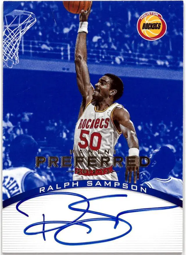 Main image of Ralph Sampson signed 2012-13 Panini Preferred On Card Auto Card #187- 34/49 (Houston Rockets)