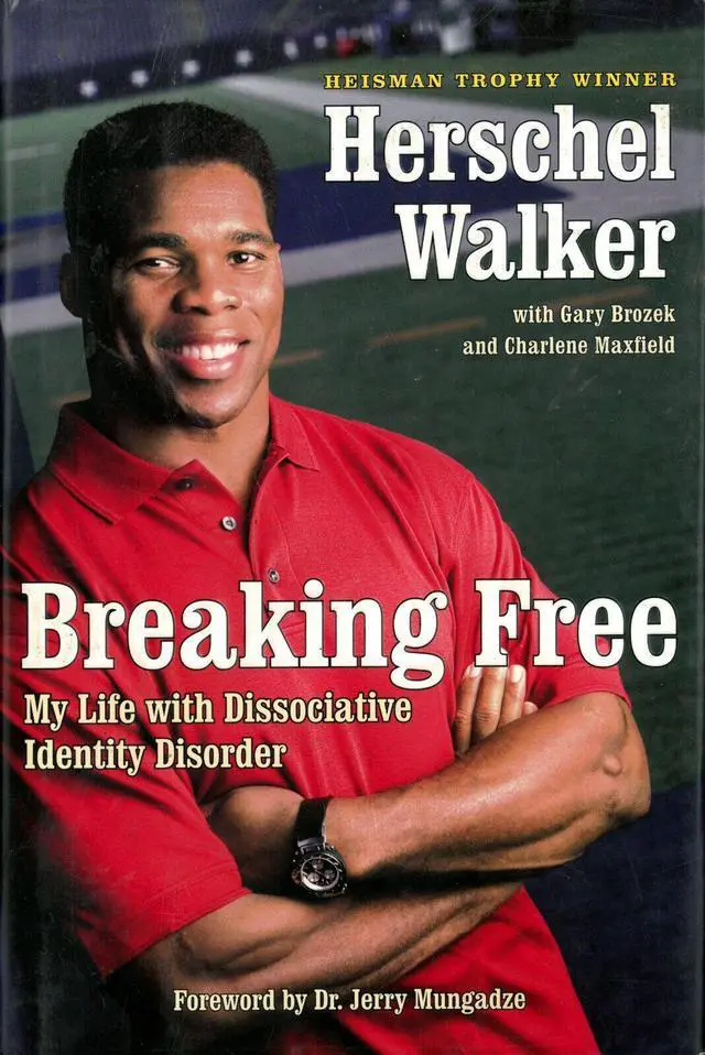 Main image of Herschel Walker signed 2008 Breaking Free Hardcover Book To Collin Best of Luck God Bless- COA (Heisman/Georgia Bulldogs)