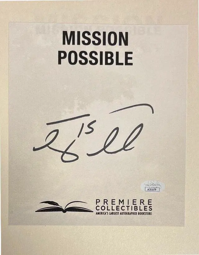 Main image of Tim Tebow signed 2022 Mission Possible Hardcover Bookplated Edition- JSA