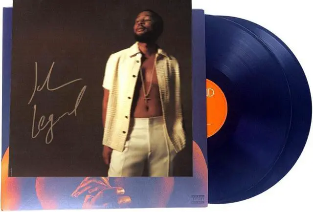 Main image of John Legend signed 2022 LEGEND Act 1 & 2 10.5X10.5 Art Card w/ Album Cover & Double LP COA