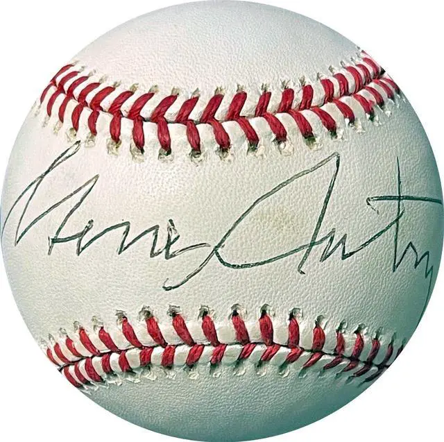 Main image of Gene Autry signed ROAL Official Rawlings American League Baseball very minor tone JSA #Y05772 Full LOA (Singing Cowboy)