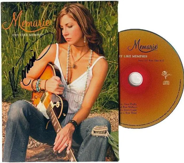 Main image of Memarie signed 2006 Cry Like Memphis Culpit Records Promo CD/Booklet 5.5x7.5- COA