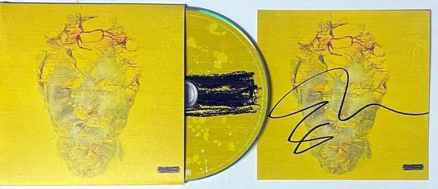 Main image of Ed Sheeran signed 2023 Subtract Art Card/Book/CD- COA (Eyes Closed/Boat)