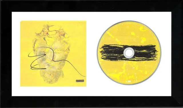 Main image of Ed Sheeran signed 2023 Subtract Art Card/Book/CD 6.5x12 Custom Framing- COA (Eyes Closed/Boat)