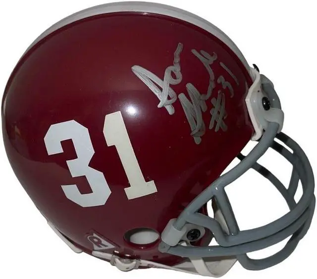 Main image of Sam Shade signed Alabama Crimson Tide Riddell #31 Mini Helmet- COA