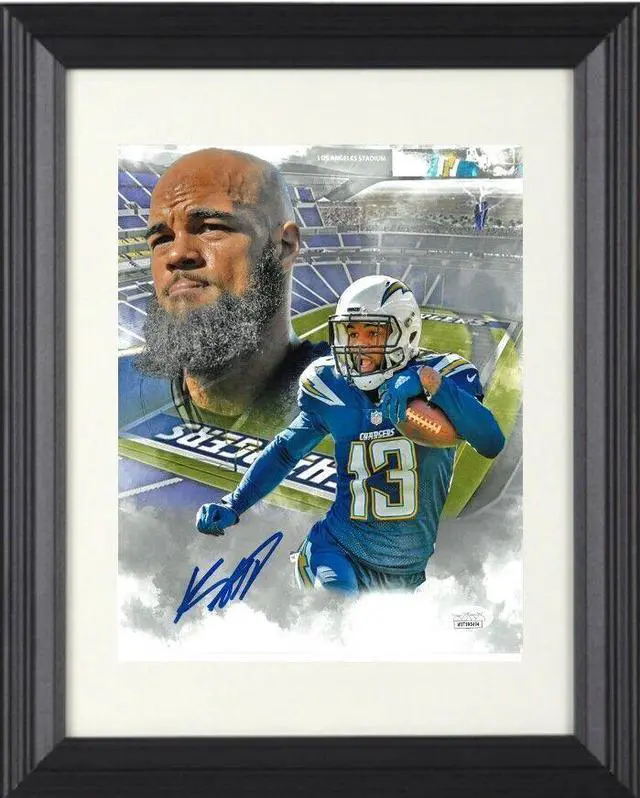 Main image of Keenan Allen signed Los Angeles/San Diego Chargers Collage 11x14 Photo Custom Framing- JSA Witnessed