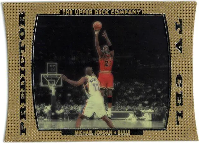 Main image of Michael Jordan 1996-97 Upper Deck Prize Predictor Die-Cut TV Cell Card #TV-3 (Chicago Bulls)