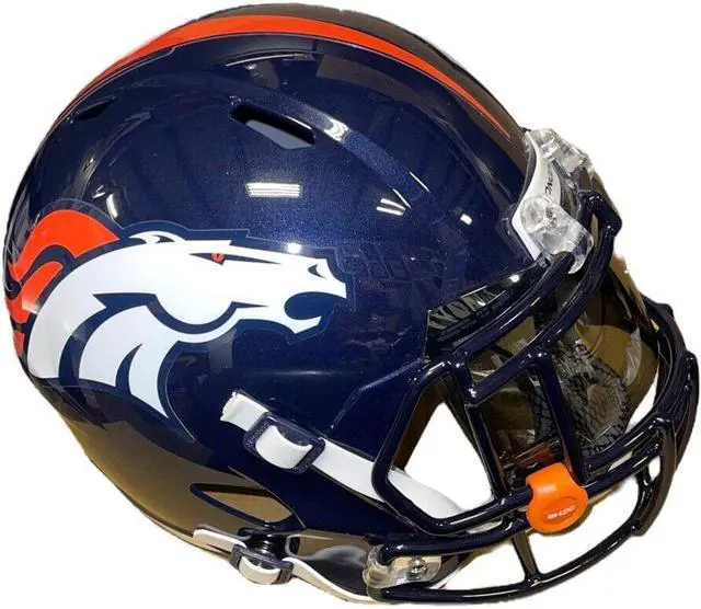 Main image of Denver Broncos Riddell Speed FS Rep Helmet w/ Custom Eye Shield Visor- No Box