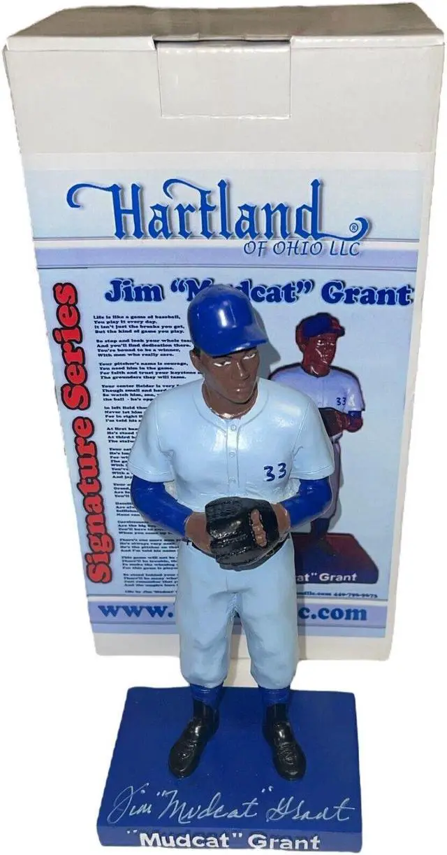 Main image of Jim Mudcat Grant signed Twins Hartland Statue/Figurine Signature Series Ltd of /100  PRISTINE/RARE