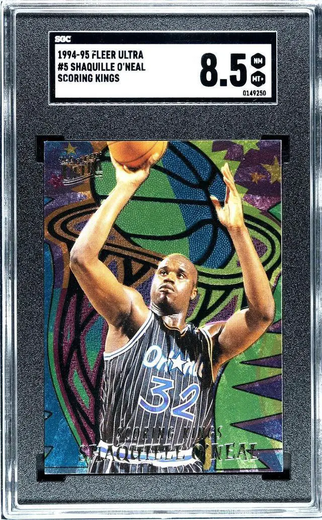 Main image of Shaquille O'Neal 1994-95 Fleer Ultra Scoring Kings Card #5- SGC Graded 8.5 NM-MT+ (Orlando Magic/HOF)