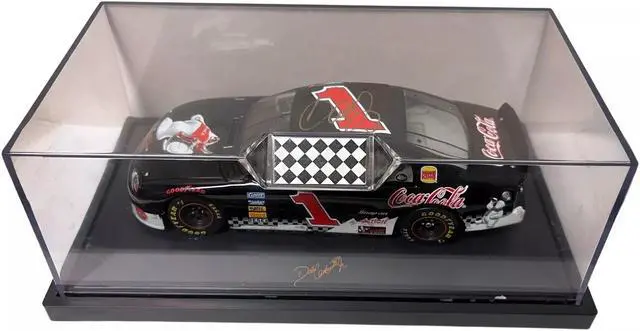 Main image of Dale Earnhardt Jr. signed 1998 #1 Coca-Cola Racing Polar Bear Action 1/24 Scale NASCAR Diecast Car w/ Custom Case COA