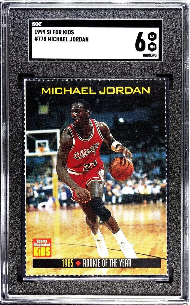 Main image of Michael Jordan 1999 Sports Illustrated for Kids Card #778- SGC Graded 6 EX-NM (Chicago Bulls/HOF)