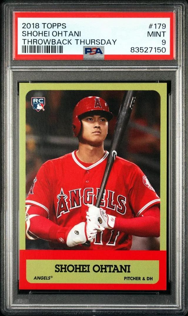 Shohei Ohtani 2018 Topps Throwback Thursday Rookie Card (RC) #179- PSA  Graded 9 Mint (Angels/Dodgers) - Newegg.com