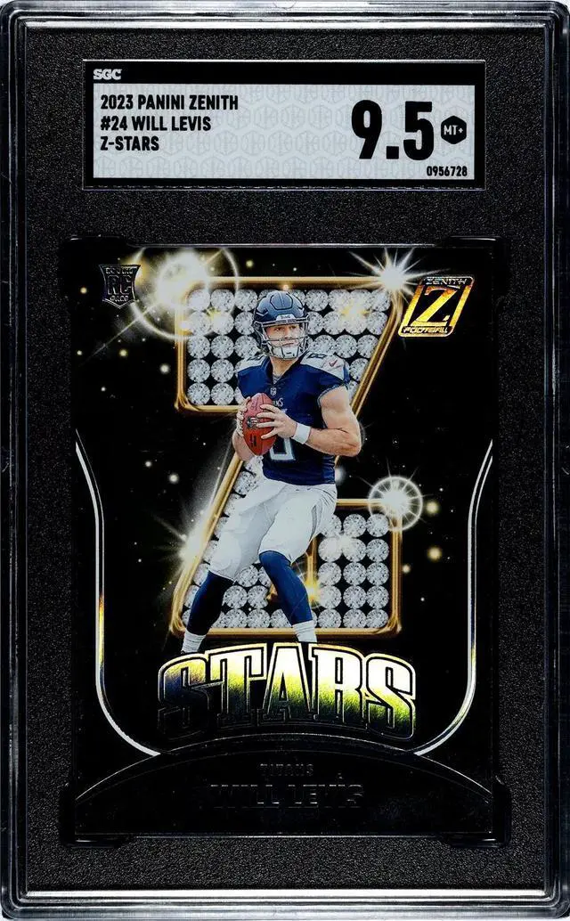 Main image of Will Levis 2023 Panini Zenith Z-Stars Rookie Card (RC) #24- SGC Graded 9.5 Mint+ (Tennessee Titans)