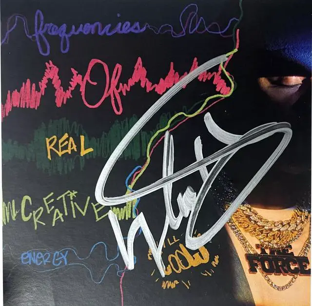 Main image of LL Cool J Signed 2023-24 The Force Signed 5x5 Art Insert CD Card (No CD) imperfect- COA
