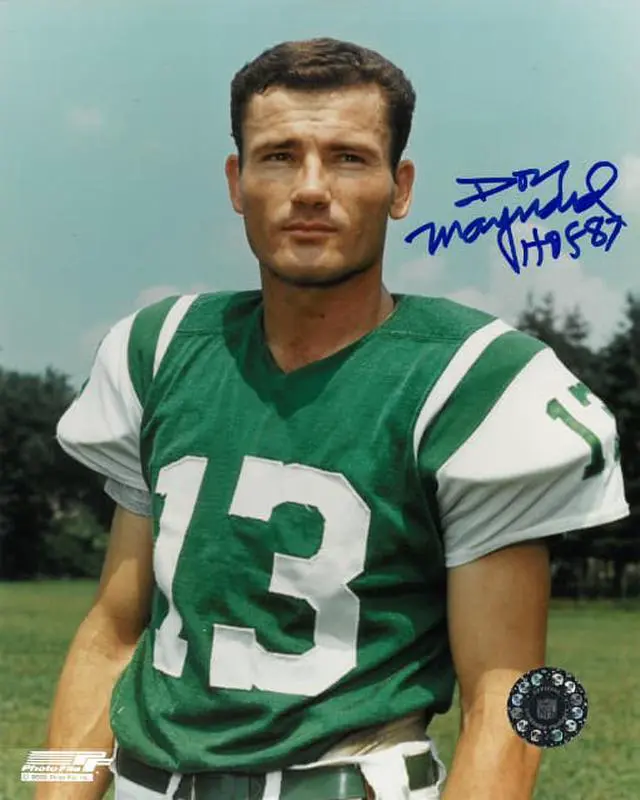 Main image of Don Maynard signed New York Jets 8x10 Photo HOF 87
