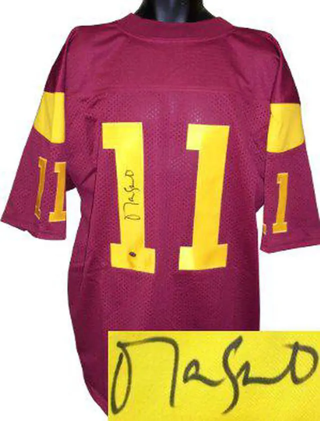 Main image of Matt Leinart signed Maroon Custom Stitched Football Jersey- Leinart Hologram (04 Heisman)