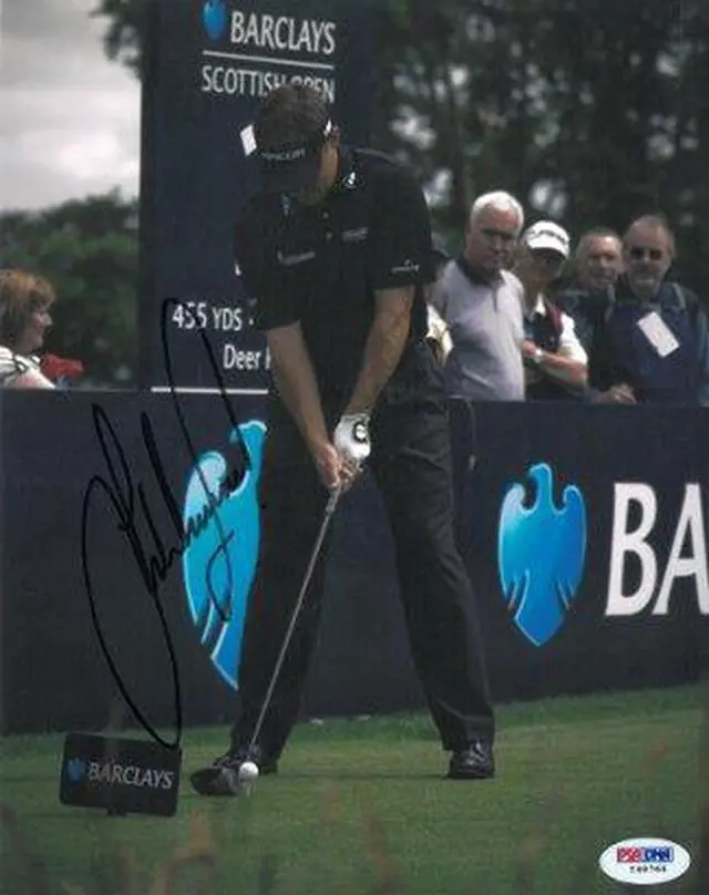 Main image of Lee Westwood signed 8x10 Photo Barclay's Scottish Open- PSA Hologram
