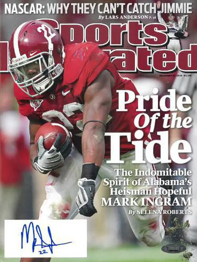 Main image of Mark Ingram signed Alabama Crimson Tide Sports Illustrated Full Magazine 11-30-2009 Pride of the Tide #22- Tri-Star Hologram (He