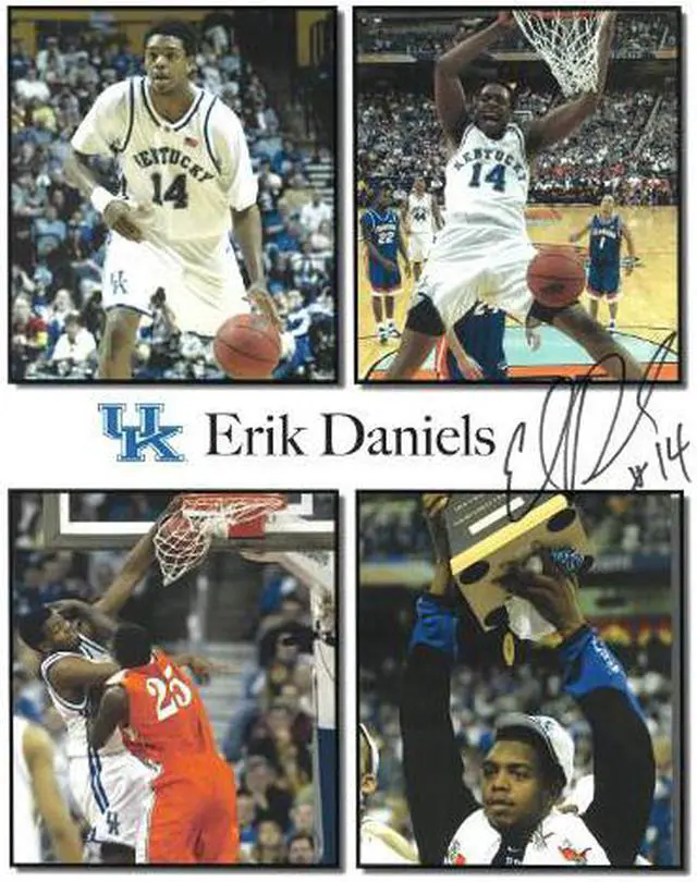Main image of Erik Daniels signed Kentucky Wildcats 11x14 Photo #14 (4 photos)