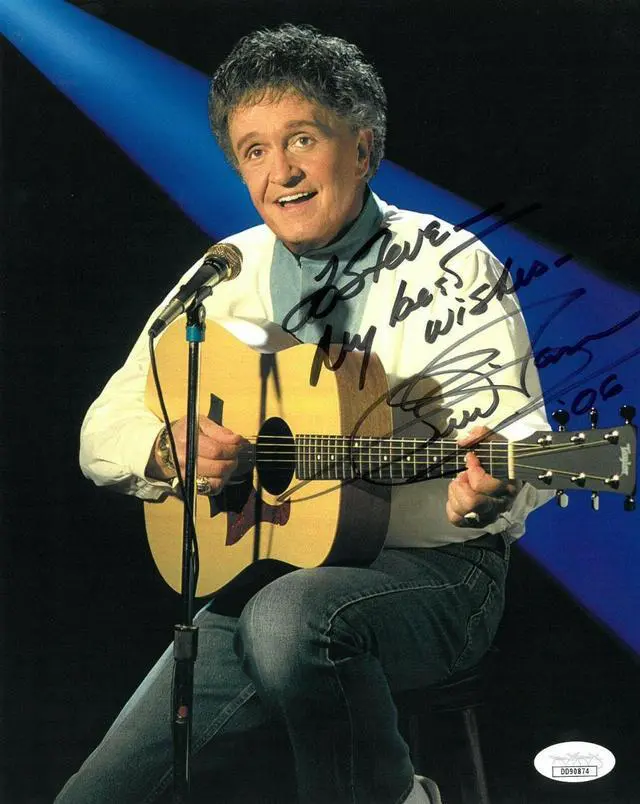 Main image of Whisperin' Bill Anderson signed Country Music Hall of Fame Color 8x10 Photo To Steve My Best Wishes- JSA Hologram #DD90874