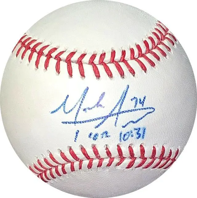 Main image of Mark Appel signed Rawlings Official Major League Baseball 1 Cor 10:31- JSA Hologram #HH18387 (Astros/Phillies)