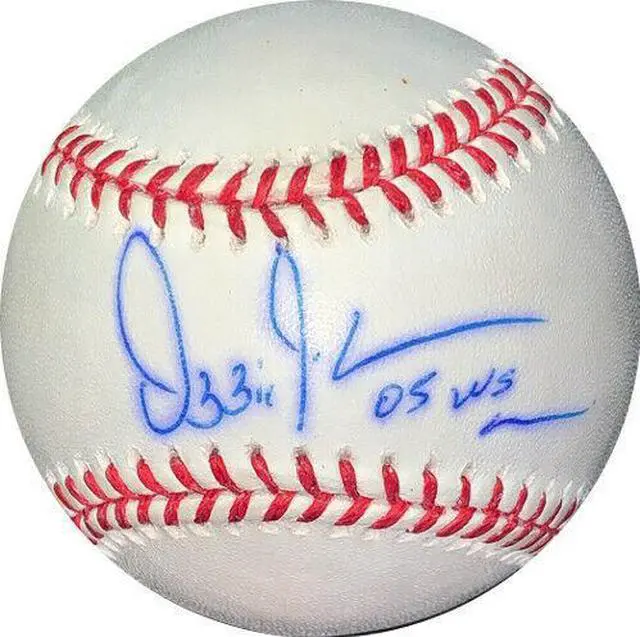 Main image of Ozzie Guillen signed Official Major League Baseball 05 WS Champs sig bleed (Chicago White Sox)