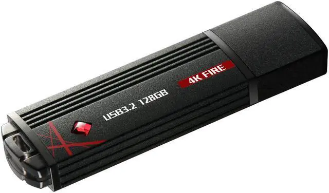 Main image of TCELL 4K Fire 128GB USB 3.2 Flash Drive 400MB/s Above,UASP Supported, high Speed Solid State Flash Drive Thumb Drive Memory Stick for Designer Gamer Tesla dashcam Sentry Mode