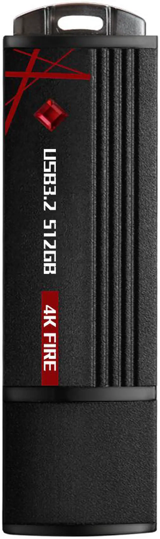 Alt view image 2 of 7 - TCELL 4K Fire 512GB USB 3.2 Flash Drive 400MB/s Above,UASP Supported, high Speed Solid State Flash Drive Thumb Drive Memory Stick for Designer Gamer Tesla dashcam Sentry Mode