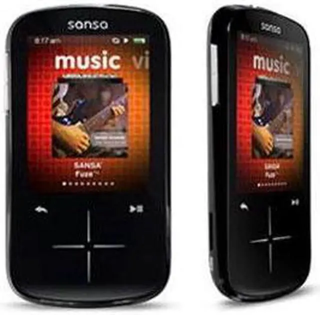 Main image of SanDisk Sansa Fuze+ 2.4" Black 16GB MP3 / MP4 Player SDMX20R-016GK-A57