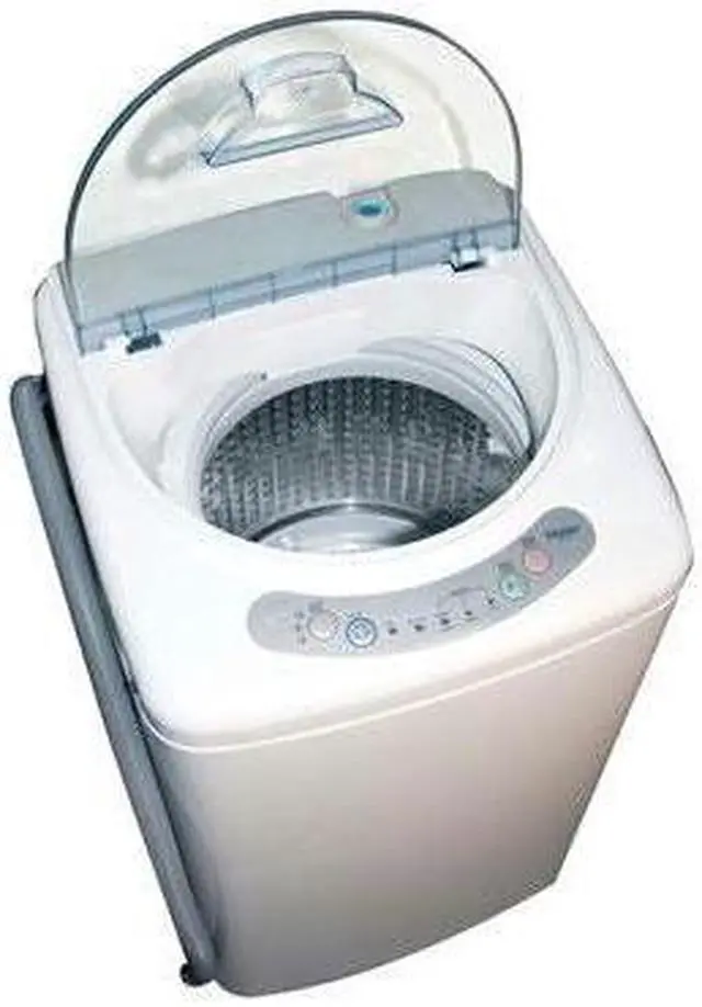 Main image of Haier 1.0-Cubic Foot Portable Compact Electronic Wash Machine, White | HLP21N
