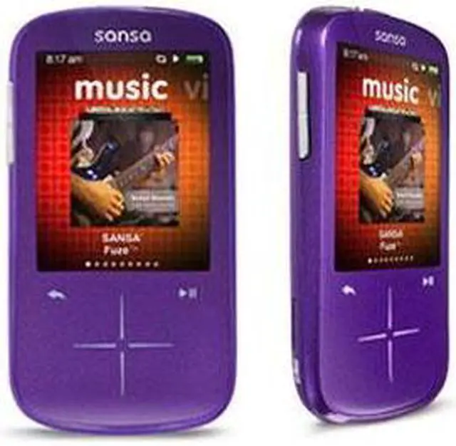 Main image of SanDisk Sansa Fuze+ 2.4" Purple 8GB MP3 / MP4 Player SDMX20R-008GI-A57