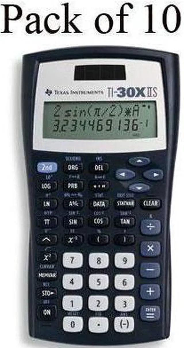 Main image of Texas Instruments TI-30X IIS Scientific Calculator - 2 Line(s) - LCD - Battery/Solar Powered