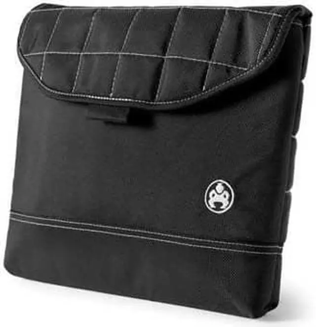 Alt view image 6 of 11 - Sumo - MacBook 15" Nylon Sleeve - Black w/White Stitching