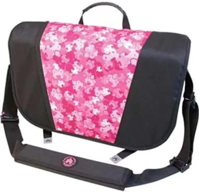 Alt view image 8 of 19 - Sumo - Messenger Bag - 15.6" or 16" screens - Black/Pink