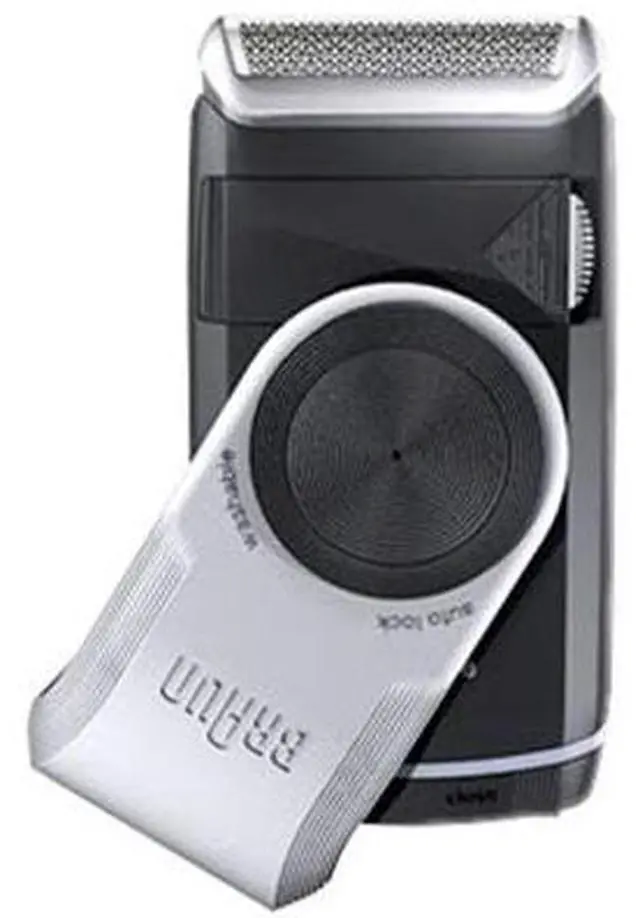 Main image of Procter and Gamble 10069055857912 Braun Mobile Shaver Silver M90