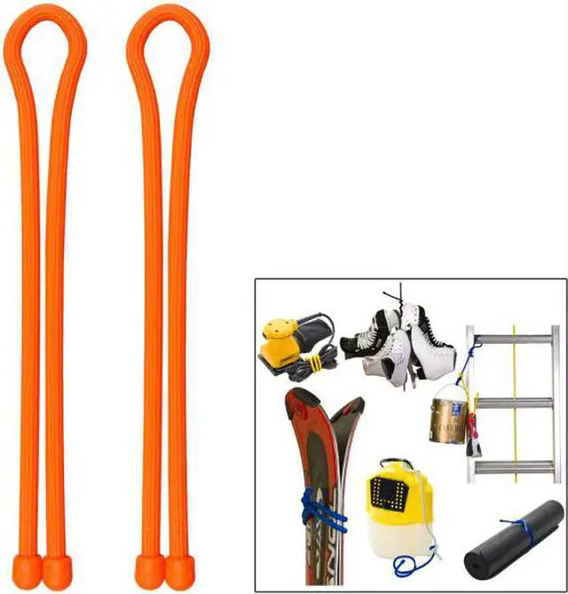 Alt view image 3 of 8 - Gear Tie 24" Two Pack - Orange