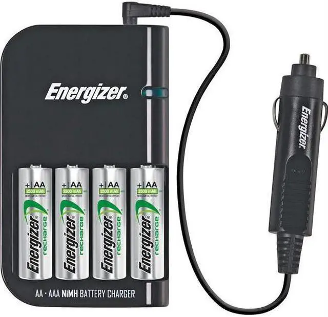 Alt view image 3 of 3 - Energizer  CH15MNCP4  15-Minute Charger w/ 4 NiMh AA Batteries